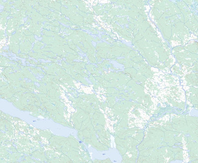 Natural Resources Canada Lac Fourmont, NL (013C01 Toporama) digital map