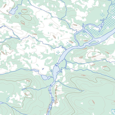 Natural Resources Canada Lac Fourmont, NL (013C01 Toporama) digital map