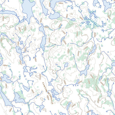 Natural Resources Canada Lac Fournier, NL (022P11 Toporama) digital map