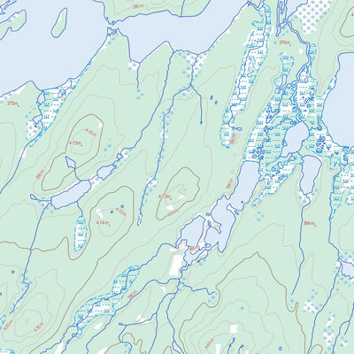 Natural Resources Canada Lac Fremin, QC (024D03 Toporama) digital map