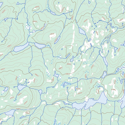 Natural Resources Canada Lac Fremin, QC (024D03 Toporama) digital map