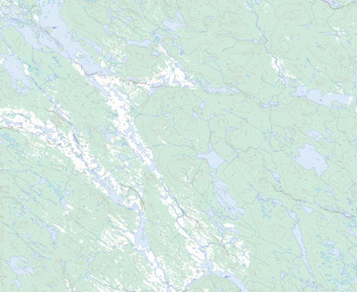 Natural Resources Canada Lac Gaffaret, NL (013C04 Toporama) digital map