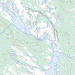 Natural Resources Canada Lac Gaffaret, NL (013C04 Toporama) digital map