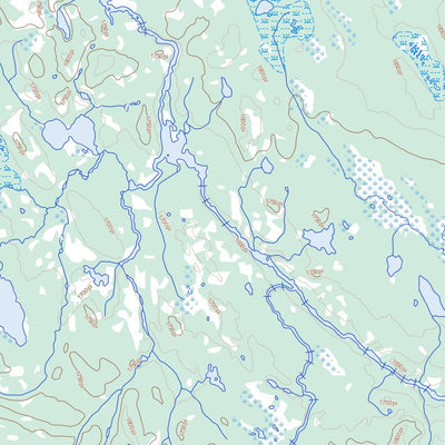 Natural Resources Canada Lac Gaillarbois, QC (022O14 Toporama) digital map