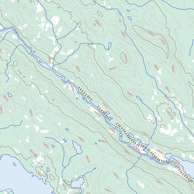 Natural Resources Canada Lac Gaillarbois, QC (022O14 Toporama) digital map