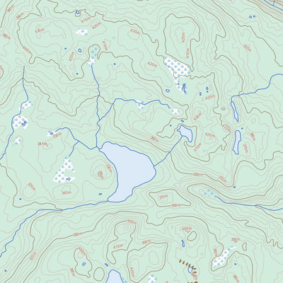 Natural Resources Canada Lac Gallet, NL (012O16 Toporama) digital map