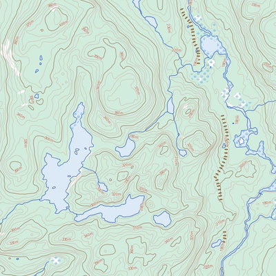 Natural Resources Canada Lac Gallet, NL (012O16 Toporama) digital map