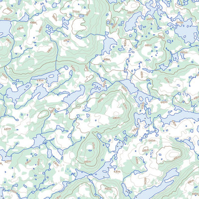 Natural Resources Canada Lac Gancleau, QC (023M12 Toporama) digital map