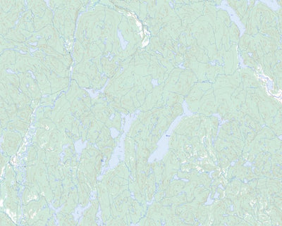 Natural Resources Canada Lac Garemand, QC (022O03 Toporama) digital map