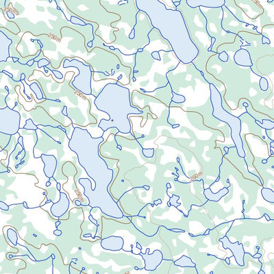 Natural Resources Canada Lac Garenne, QC (034I11 Toporama) digital map