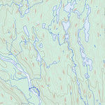 Natural Resources Canada Lac Gaudreault (012L16 Toporama) digital map
