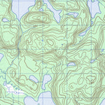 Natural Resources Canada Lac Gaudreault, QC (012L16 CanMatrix) digital map