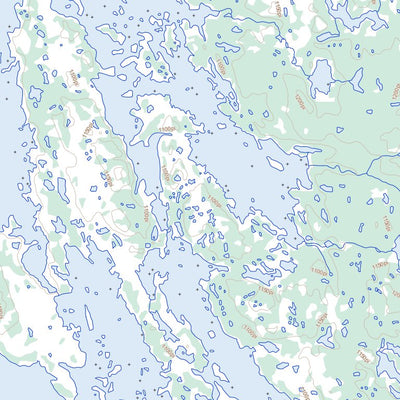 Natural Resources Canada Lac Gélin, QC (024G08 Toporama) digital map