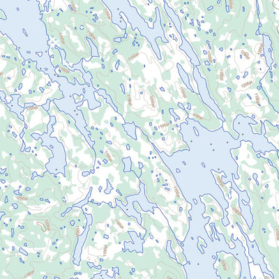 Natural Resources Canada Lac Gélin, QC (024G08 Toporama) digital map