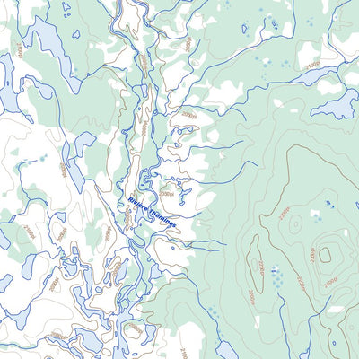 Natural Resources Canada Lac Georget, QC (023C08 Toporama) digital map