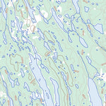 Natural Resources Canada Lac Gerido, QC (024K04 Toporama) digital map