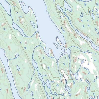 Natural Resources Canada Lac Gerido, QC (024K04 Toporama) digital map