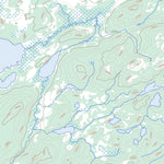Natural Resources Canada Lac Ginguet, QC (032J13 Toporama) digital map