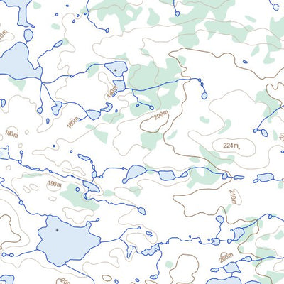 Natural Resources Canada Lac Gobinet, QC (034P04 Toporama) digital map