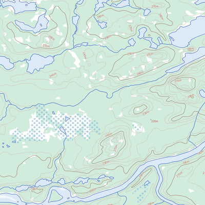 Natural Resources Canada Lac Goffreteau (033J05 Toporama) digital map