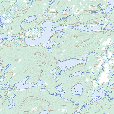 Natural Resources Canada Lac Goulde (032O11 Toporama) digital map