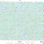 Natural Resources Canada Lac Goulde, QC (032O11 CanMatrix) digital map