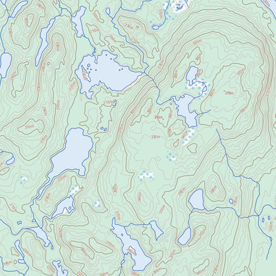Natural Resources Canada Lac Goyelle (012K15 Toporama) digital map