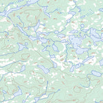 Natural Resources Canada Lac Grandjean, QC (033J08 Toporama) digital map