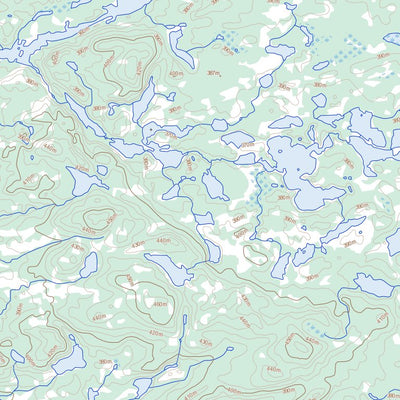 Natural Resources Canada Lac Grandjean, QC (033J08 Toporama) digital map