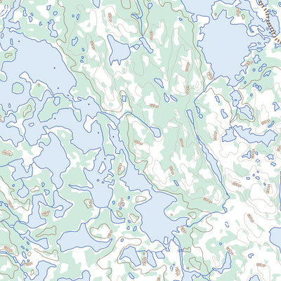 Natural Resources Canada Lac Guers (024G10 Toporama) digital map