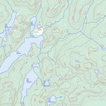 Natural Resources Canada Lac Guinecourt, QC (022K14 Toporama) digital map