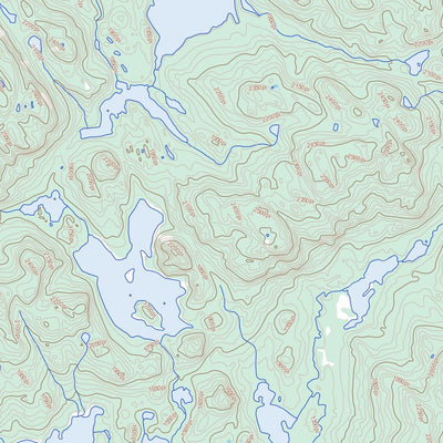 Natural Resources Canada Lac Guinecourt, QC (022K14 Toporama) digital map