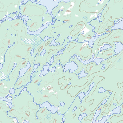 Natural Resources Canada Lac Hecla, QC (033A09 Toporama) digital map