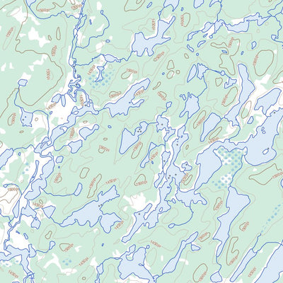 Natural Resources Canada Lac Hecla, QC (033A09 Toporama) digital map