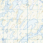 Natural Resources Canada Lac Hecla West, QC (033A09_W CanMatrix) digital map