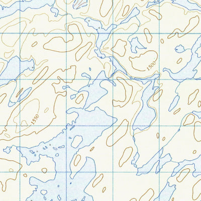 Natural Resources Canada Lac Hecla West, QC (033A09_W CanMatrix) digital map