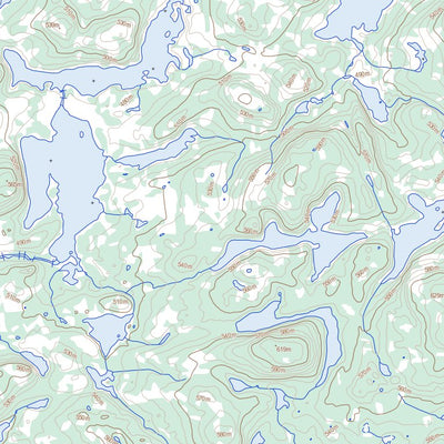 Natural Resources Canada Lac Hervé, QC (023L06 Toporama) digital map