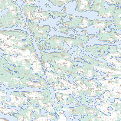 Natural Resources Canada Lac Hiriard, QC (033O13 Toporama) digital map