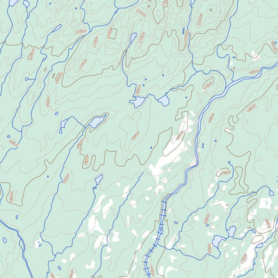Natural Resources Canada Lac Holton (032P10 Toporama) digital map