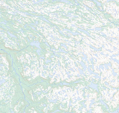 Natural Resources Canada Lac Ijurvik, QC (024I03 Toporama) digital map