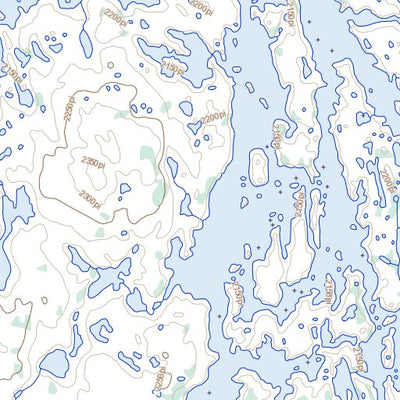Natural Resources Canada Lac Inuluttalik, QC (024H09 Toporama) digital map