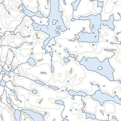 Natural Resources Canada Lac Itinnaq, QC (034P14 Toporama) digital map