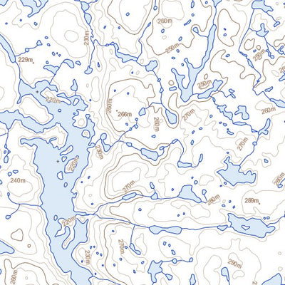 Natural Resources Canada Lac Itinnaq, QC (034P14 Toporama) digital map