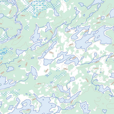 Natural Resources Canada Lac Jacquelein, QC (033H03 Toporama) digital map