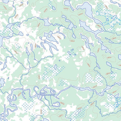 Natural Resources Canada Lac Jacquelein, QC (033H03 Toporama) digital map