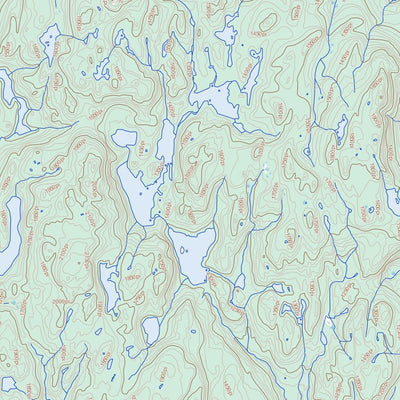 Natural Resources Canada Lac Jérôme (012L13 Toporama) digital map
