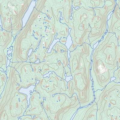 Natural Resources Canada Lac Jérôme (012L13 Toporama) digital map