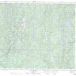 Natural Resources Canada Lac Jérôme, QC (012L13 CanMatrix) digital map
