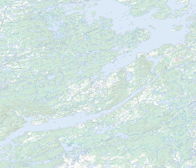 Natural Resources Canada Lac Jobert, QC (033I02 Toporama) digital map