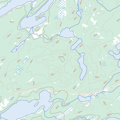 Natural Resources Canada Lac Jolliet, QC (032N10 Toporama) digital map
